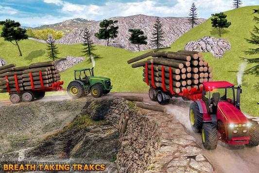 Tractor simulator farmer transport game screenshot 1