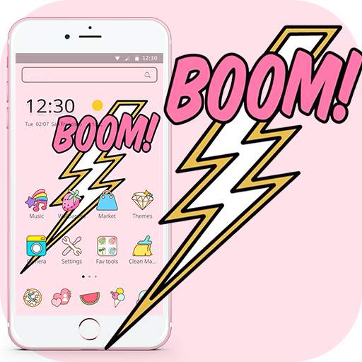 Pink Cool Boom Flash Theme 1.1.3