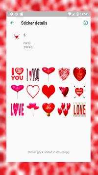 WAStickerApps Liebesaufkleber Stickers screenshot 4