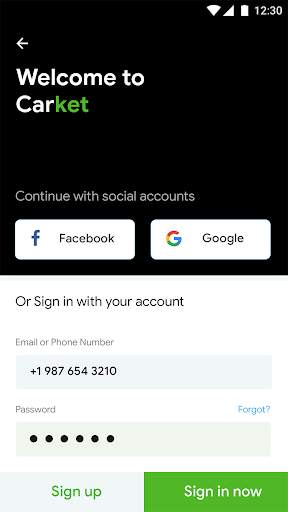 CarKet - Template screenshot 1