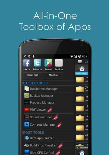 Ultra Explorer [Root Browser] screenshot 1