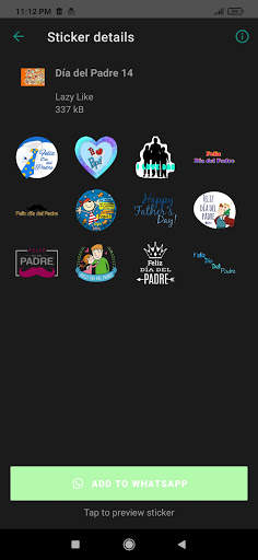 Stickers del Día del Padre para WhatsApp screenshot 2