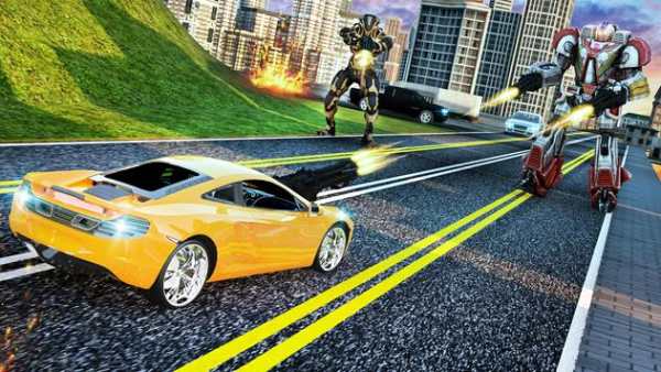Car Robot Transformer vs War Robot simulator 2019 screenshot 1