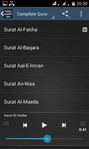 Complete Quran MP3 Offline screenshot 2