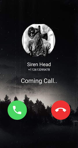 Call Siren Head chat   video call (Simulation) screenshot 1