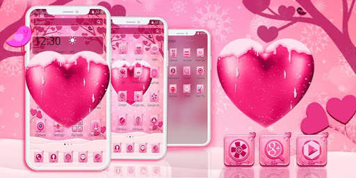 Pink Lovely Heart Theme screenshot 4