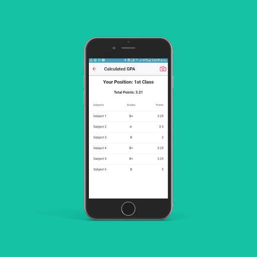 NU CGPA Calculator screenshot 2