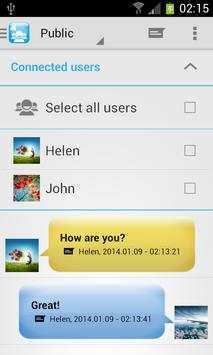 WiFi Chat & File share Groups screenshot 5