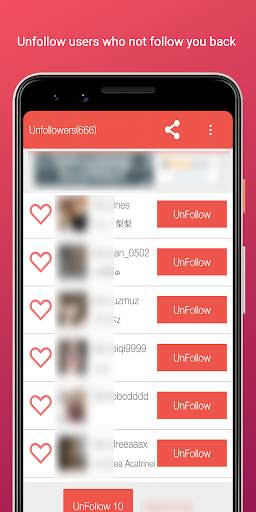 Unfollow Users - Unfollower screenshot 2