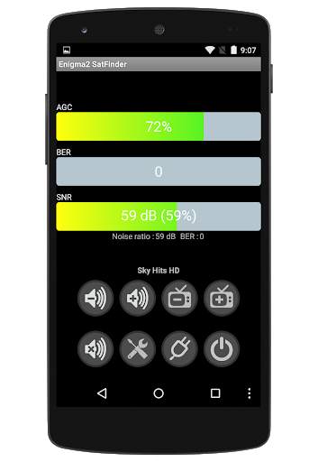 ENIGMA2 SATFINDER screenshot 3