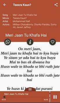 Hit Mohammed Rafi's Songs Lyrics screenshot 20