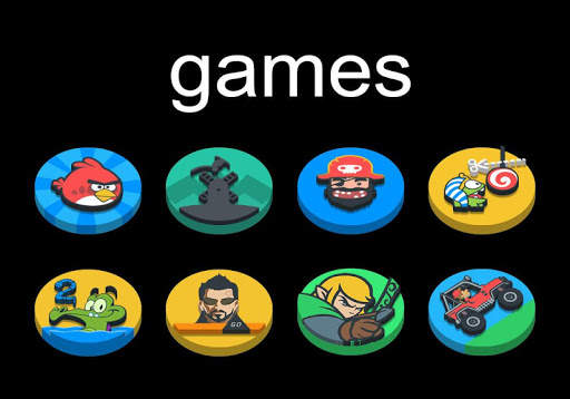 Dock Circle 3D - Icon Pack स्क्रीनशॉट 2