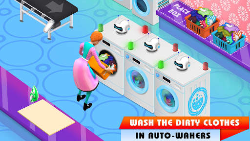 My Laundry Shop Manager: Dirty Clothes Washing screenshot 4