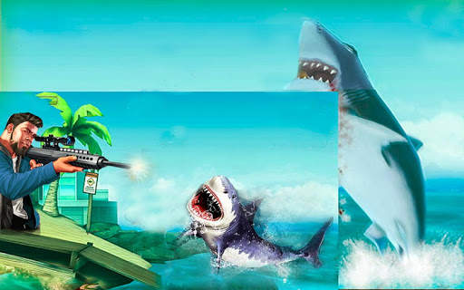 Real Whale Shark Sniper Gun Hunter Simulator 19 screenshot 6