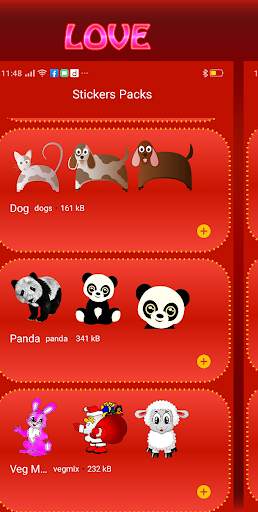 Stickers: gift, love, funny new wastickerspp 2021 screenshot 4