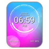 DJ Disc Digital Clock on 9Apps