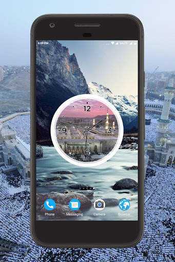 Mecca Clock Live Wallpaper 5 تصوير الشاشة