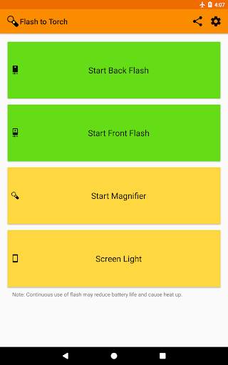 Magnifying glass with light - Flash to Torch screenshot 9
