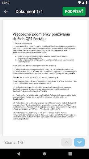 Disig Web Signer Mobile скриншот 2