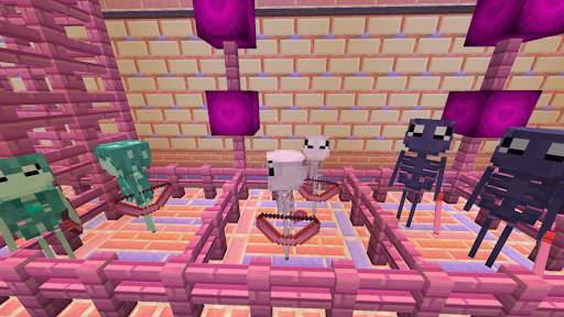 Kawaii World mods for minecraft - pink craft screenshot 1