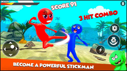 Beast Fighting 2020: SuperHero Stickman Wrestling screenshot 1