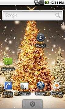 Snow Fall Live Wallpaper HD 4 تصوير الشاشة
