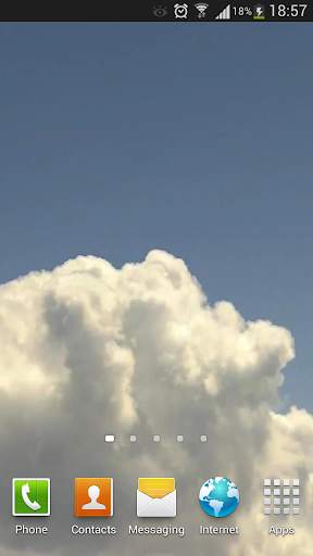 Blue Sky Live Wallpaper HD 2 screenshot 4