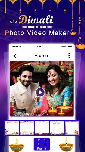 Diwali Photo Video Maker - Movie Maker screenshot 3