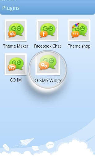 GO SMS Pro Theme Maker plug-in screenshot 1