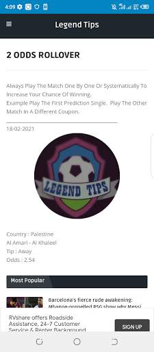 Legend Tipster screenshot 5