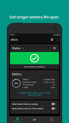 BOCA - Battery Optimized Charging App screenshot 1