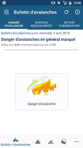 White Risk - SLF App avalanche screenshot 1