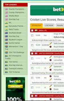 ICC Cricket & IPL T-20 Live Score screenshot 1
