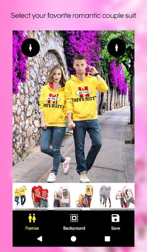 Romantic Couple Photo Suit Editor screenshot 2