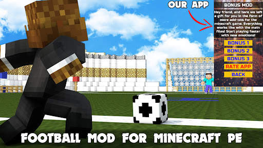 Football Mod in Minecraft MCPE screenshot 2