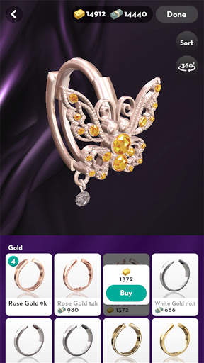 Jewelry Craft - Ring and jewelry design game! screenshot 2