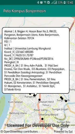 Peta Kampus Banjarmasin screenshot 1