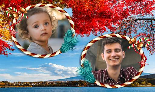 Beautiful Garden Dual Photo Frame Application screenshot 9