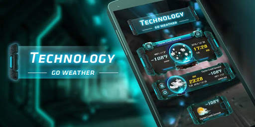 Technology GO Weather Widget Theme screenshot 3