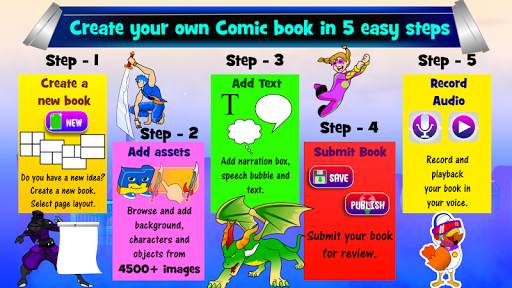 Comicker -The real comic maker screenshot 1