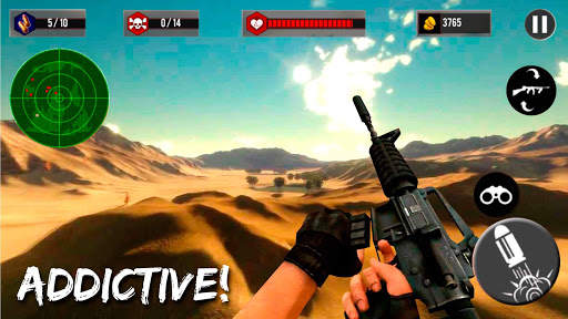 Desert Sniper Special Forces 3D Shooter FPS Game screenshot 1