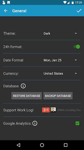 Work Log screenshot 7