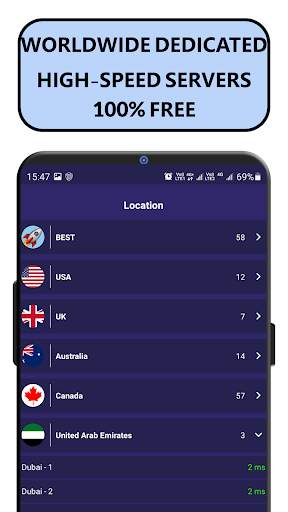 TENVPN - Fastest VPN Proxy app screenshot 2