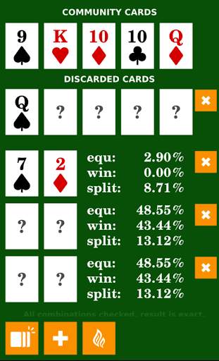 Poker Calculator screenshot 4