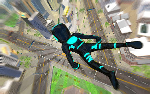 Vegas Neon Iron Stickman Rope Hero Crime Simulator screenshot 2