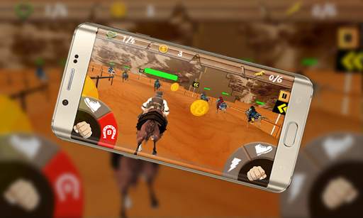 Cowboy Freestyle  Horse Racing screenshot 6