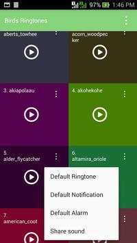 Birds Sounds Ringtones स्क्रीनशॉट 2
