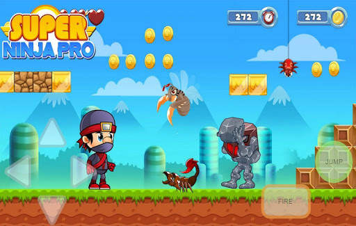 Super Ninja PRO - Jungle Adven screenshot 2
