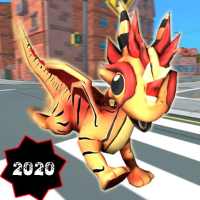 Epic flying dragon simulator logo