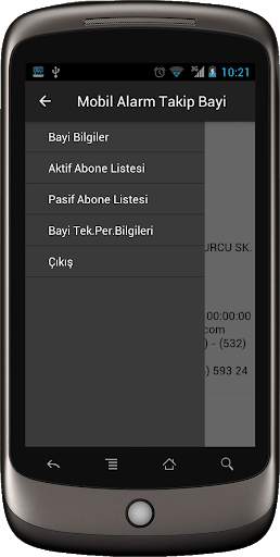 Mobil Alarm Takip Bayi screenshot 2